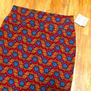 LuLaRoe Cassie Floral Skirt Size XL